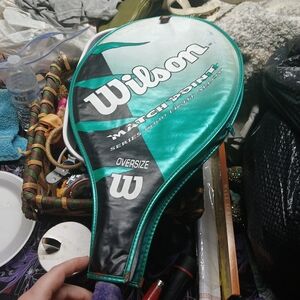 Wilson Xpress Titanium Crushing Power racquetball racquet. And Cover